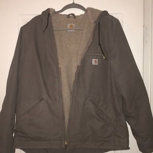 Carhartt Coat with Sherpa Lining